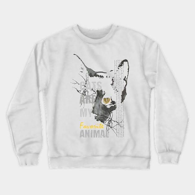 CAT Crewneck Sweatshirt by clickbr